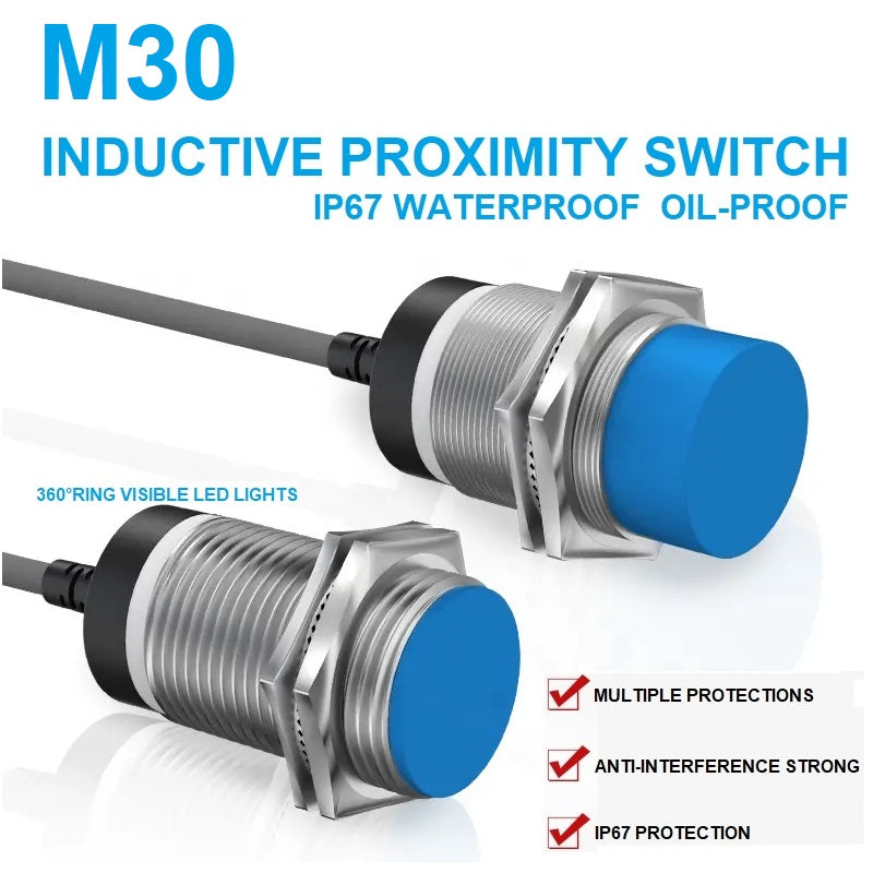 M30 inductive proximity sensor 3 wire PNP-NC SEN-1MM, 24 V at ₹ 300 M30 inductive proximity sensor 3 wire PNP-NC SEN-1MM, 24 V at ₹ 300
