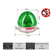 Green Always On No Buzzer Bolt Mount