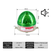 Green Always On Buzzer Bolt Mount