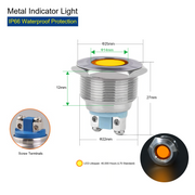 Yellow   Screw Terminal