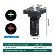 Red  Green S  AC DC 6V  Disconnector