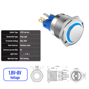 Blue 1.8V-8V  Maintained  SPDT