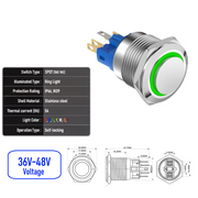 Green 36V-48V  Maintained  SPDT