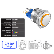 Orange 36V-48V  Maintained  SPDT