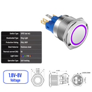 Purple 1.8V-8V  Maintained  SPDT