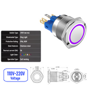 Purple 110V-220V  Maintained  SPDT