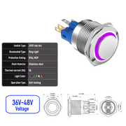 Purple 36V-48V  Maintained  SPDT