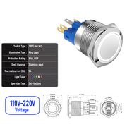 White 110V-220V  Maintained  SPDT