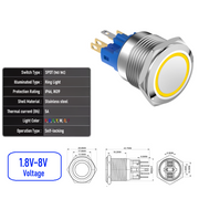 Yellow 1.8V-8V  Maintained  SPDT