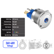 Blue 36V-48V  Maintained  SPDT