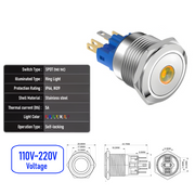 Orange 110V-220V  Maintained  SPDT