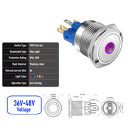 Purple 36V-48V  Maintained  SPDT