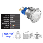 White 110V-220V  Maintained  SPDT