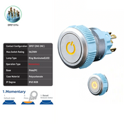 Yellow DPDT Momentary