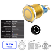 White 9V-24V  Maintained Y  SPDT