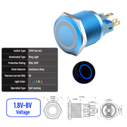 Blue 1.8V-8V  Maintained B  SPDT