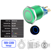 Blue 110V-220V  Maintained G  SPDT