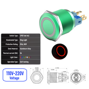 Red 110V-220V  Maintained G  SPDT