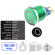 White 110V-220V  Maintained G  SPDT