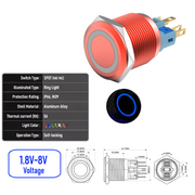 Blue 1.8V-8V  Maintained R  SPDT