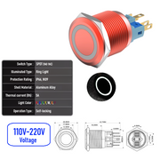 White 110V-220V  Maintained R SPDT