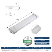 24W L600 Wall-Mounted
