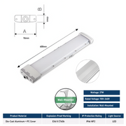 27W L600 Wall-Mounted