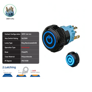 Blue SPDT Maintained