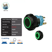 Green SPDT Maintained