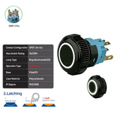 White SPDT Maintained