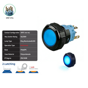 Blue SPDT Maintained