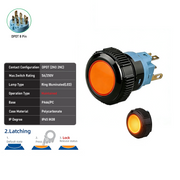 Orange DPDT Maintained