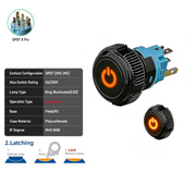 Orange DPDT Maintained