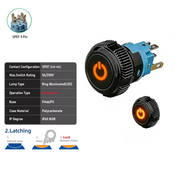 Orange SPDT Maintained