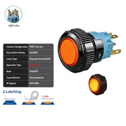 Orange SPDT Maintained