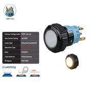 White SPDT Maintained