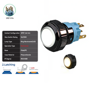 White SPDT Maintained