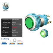 Green DPDT Maintained