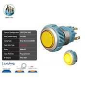 Yellow DPDT Maintained