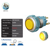 Yellow DPDT Momentary