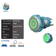 Green DPDT Maintained