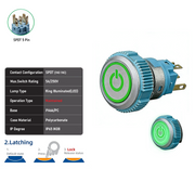 Green SPDT Maintained