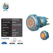 Orange DPDT Maintained