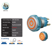 Orange DPDT Maintained