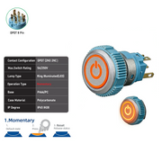 Orange DPDT Momentary