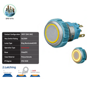 Yellow DPDT Maintained