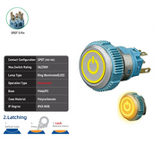 Yellow SPDT Maintained