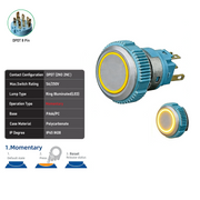 Yellow DPDT Momentary
