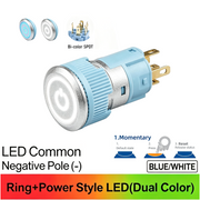 BW Momentary common cathode (-)