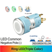 RGY Maintained common cathode (-)